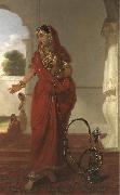 Dancing Girl or An Indian Dancing Girl with a Hookah